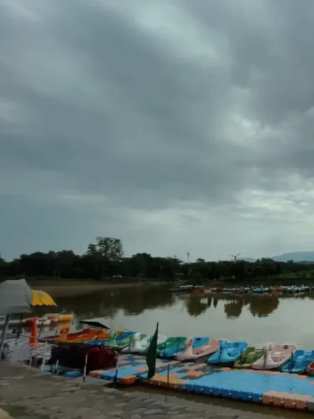 lake, boats, sky, sukhna lake- chandigarh