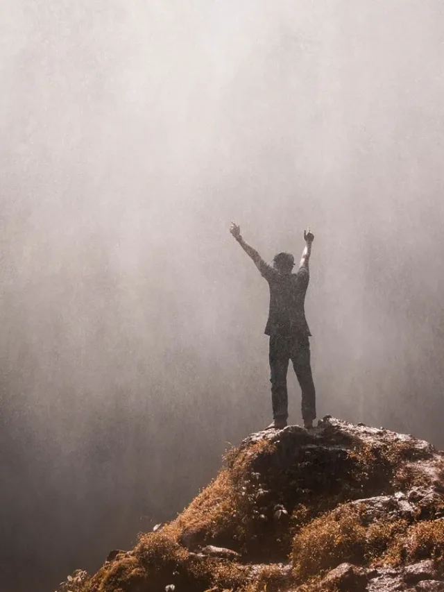 waterfall, Himachal, man-Jibhi