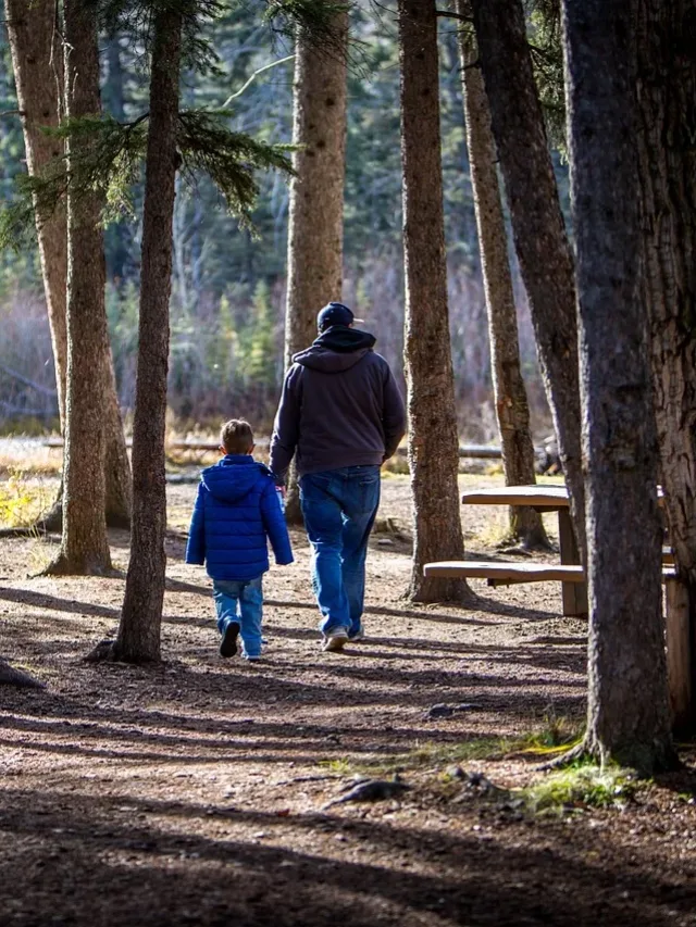 family, hiking, father and son-Family Vacation In India