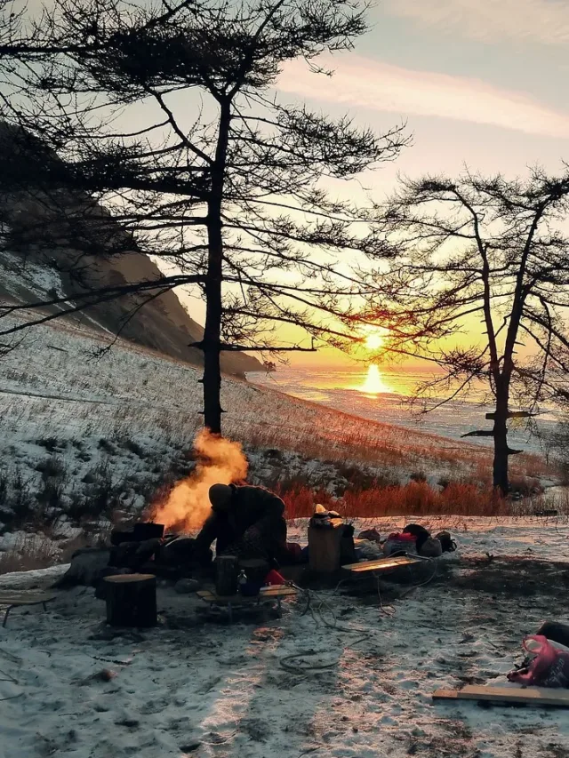 winter landscape, camping, adventure-chamba in himachal pradesh